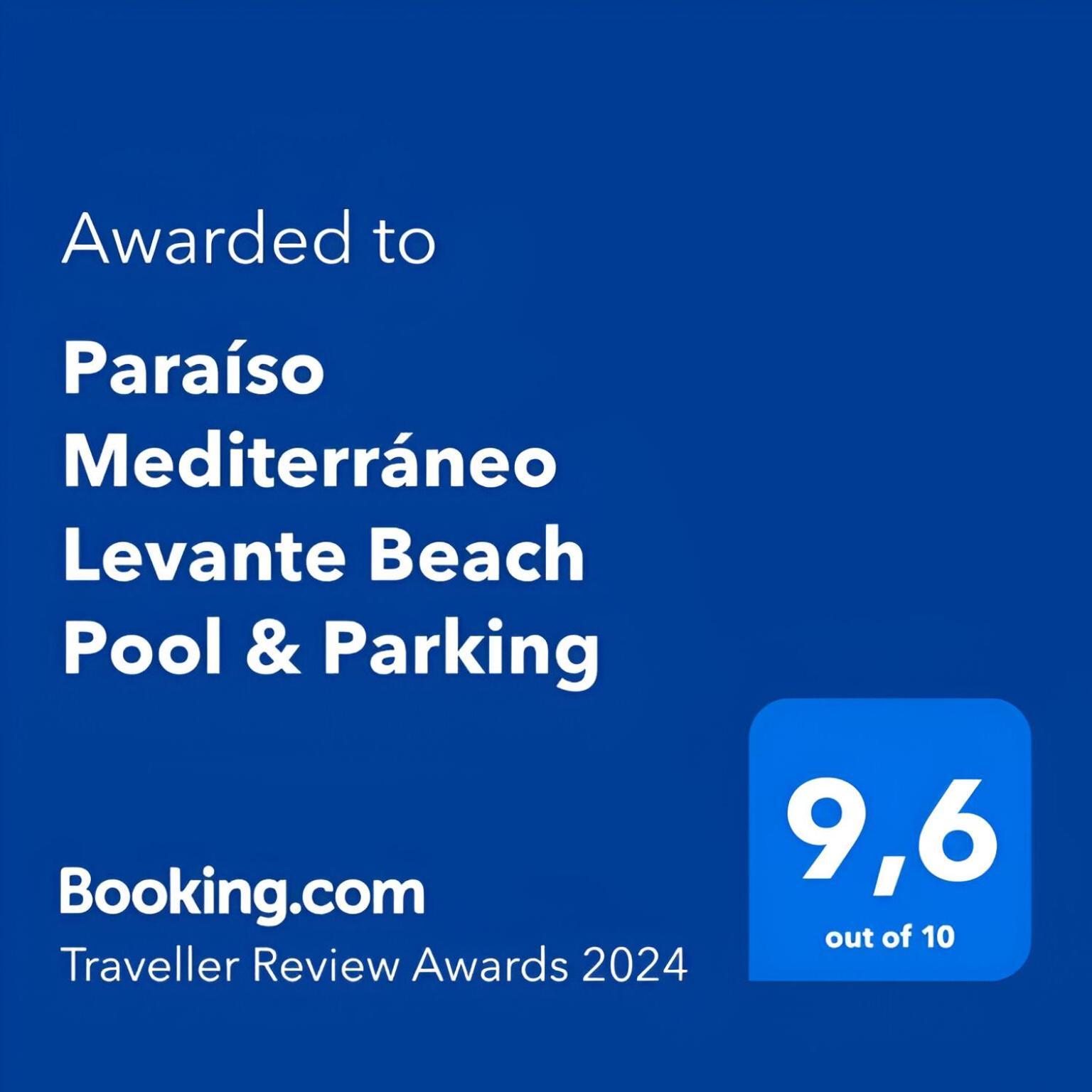 Paraiso Mediterraneo Levante Beach Pool & Parking Бенідорм Екстер'єр фото